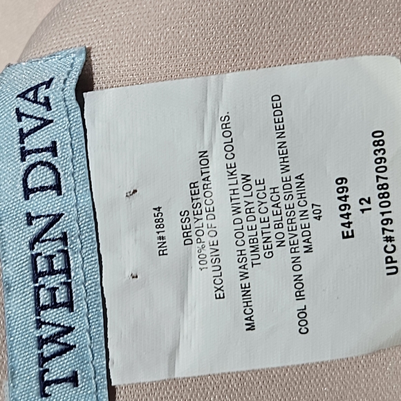 Tween Diva Girl's Special Occasion Dress - Picture 4 of 4